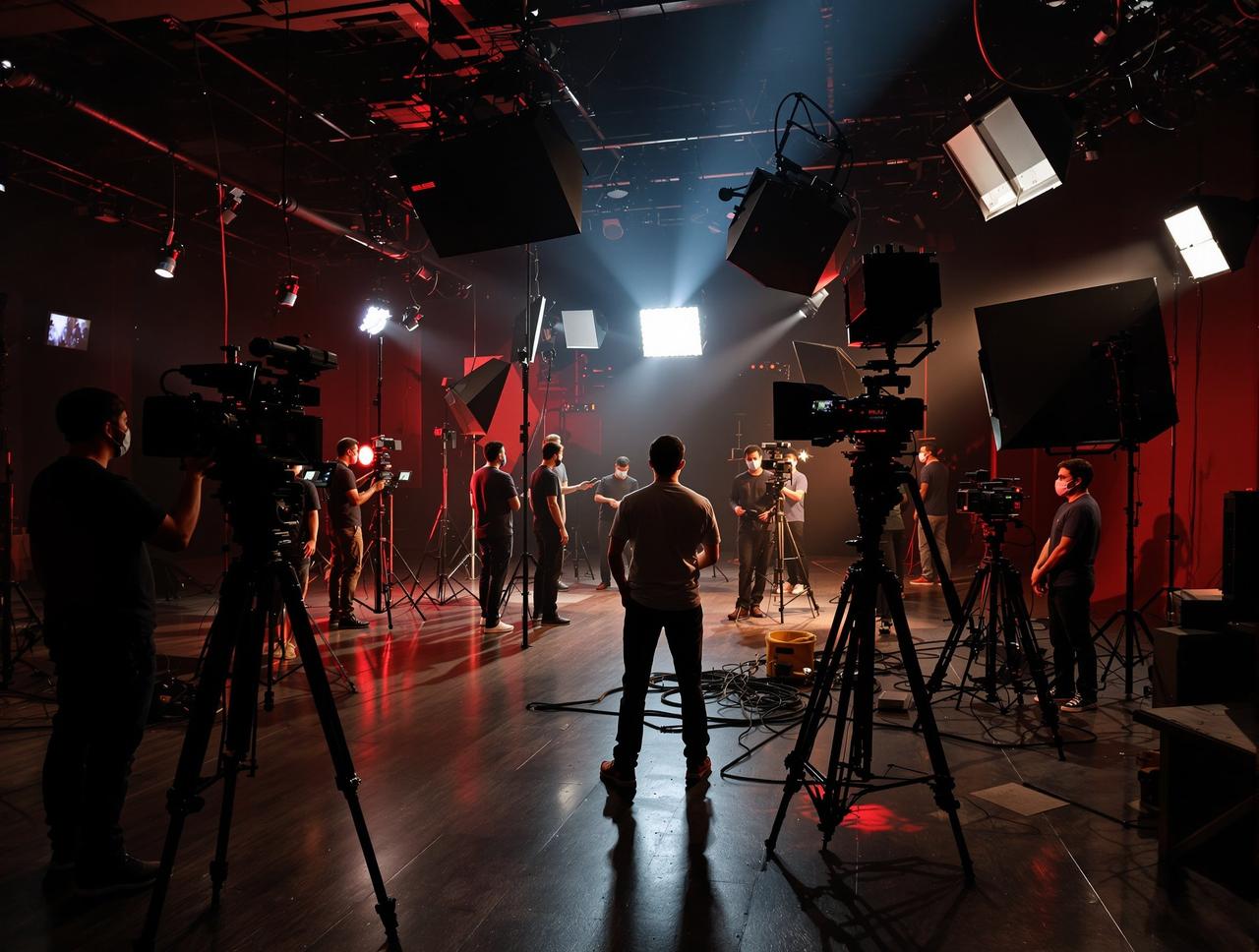 小视频制作现场